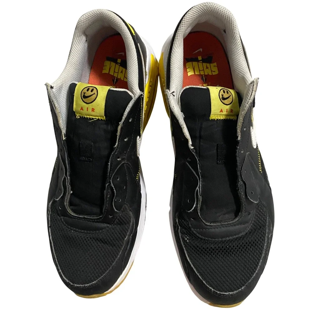 Nike Air Max Excee Go The Extra Smile Black Yellow Sneakers DO5870-001‎ Mens 12